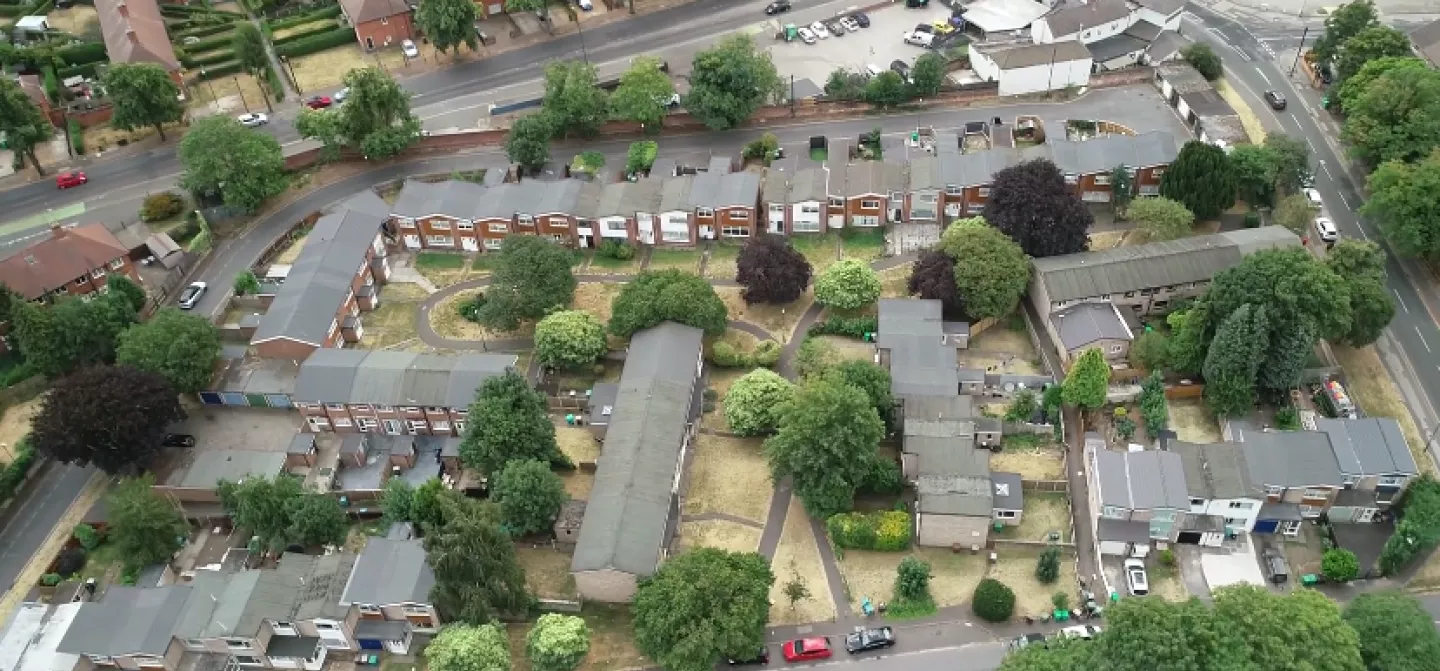 How Deck-VQ vacuum insulation solved a ponding risk on a 1,100m² residential re-roof challenge in Nottingham, achieving 0.16 U-values with minimal build-up.