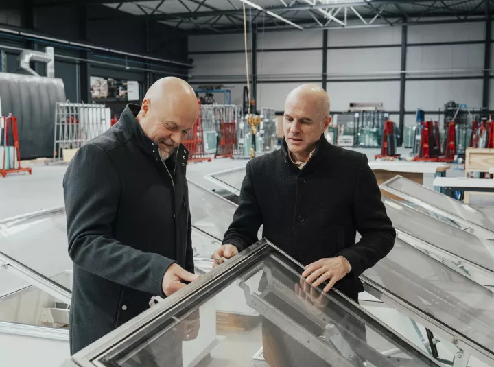 Recticel en Willy Naessens Group develop unique skylight.