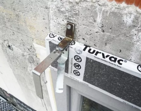 Construction with Turvac Vacuum Insulation